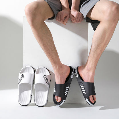 [Non-Slip PVC Slippers] Non-Slip, Wear-Resistant PVC Slippers - Men's Casual Summer Slip-On Sandals for Outdoor & Indoor Use | Outdoor Footwear | Casual Slipon Shoes | PVC Upper Sandalssuitable for Men & Women