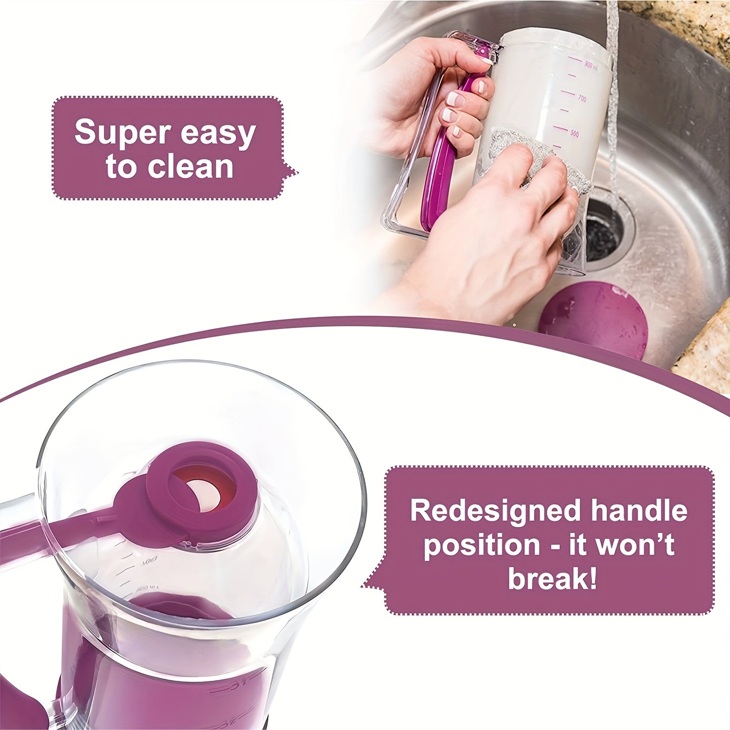 [1pc Batter Dispenser] 1pc Collapsible Batter Dispenser | Pancake Cupcake Batter Separator for Cupcakes, Waffles, Muffin Mix, and Baked Goods