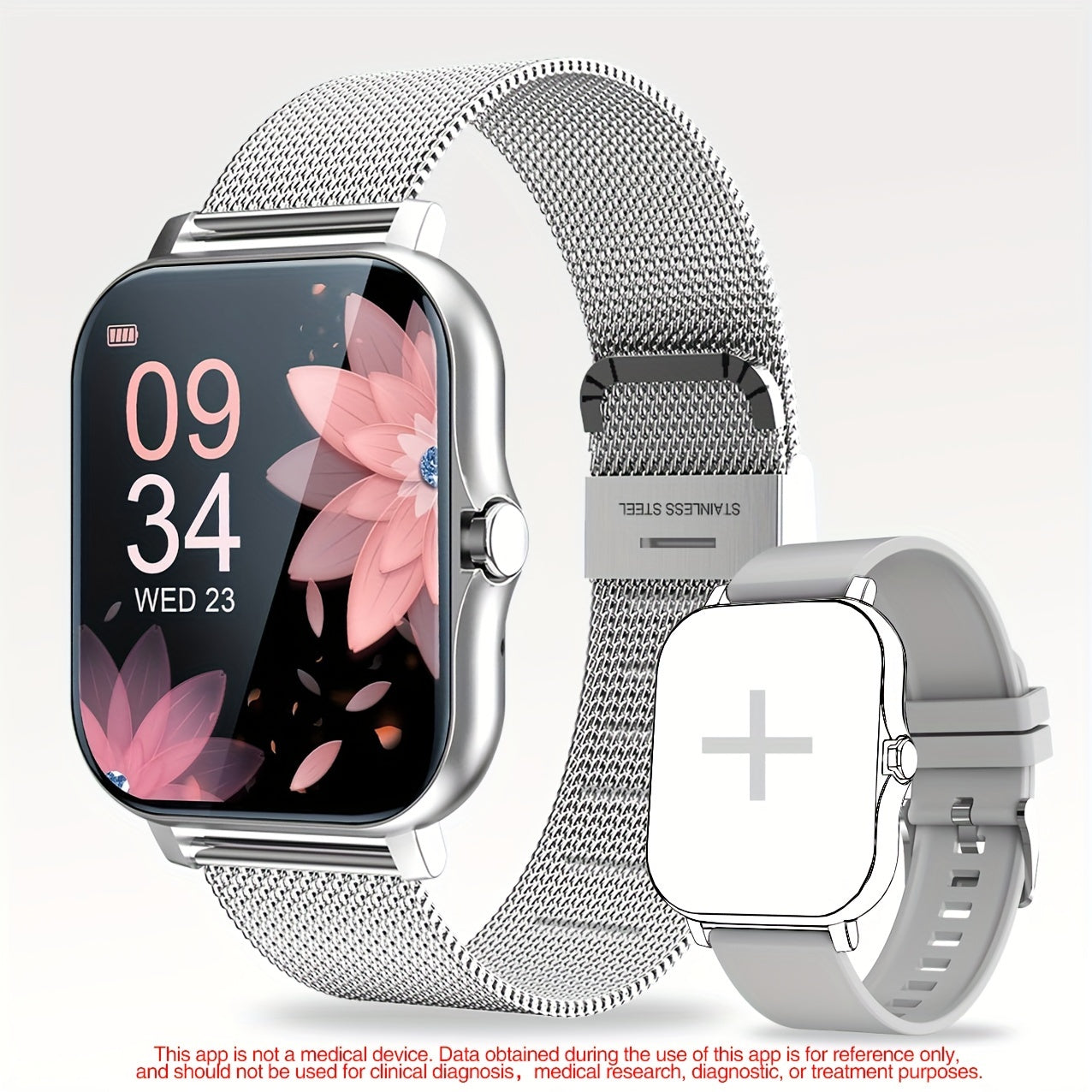 The New 2024 Smart Watch (Make/Answer Call), Full Touch Wireless Calling Smartwatch, Fitness Tracker Watch for Smartphone, Connection for Android IOS Phones, Mother'S Day, Father'S Day, Valentine'S Day, Party Gifts, Christmas