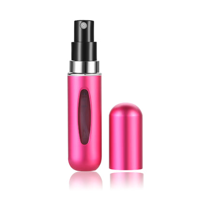 Perfume Refill Bottle Portable Mini Refillable Spray Jar Scent Pump Case Empty Cosmetic Containers Atomizer For Travel 0.17oz