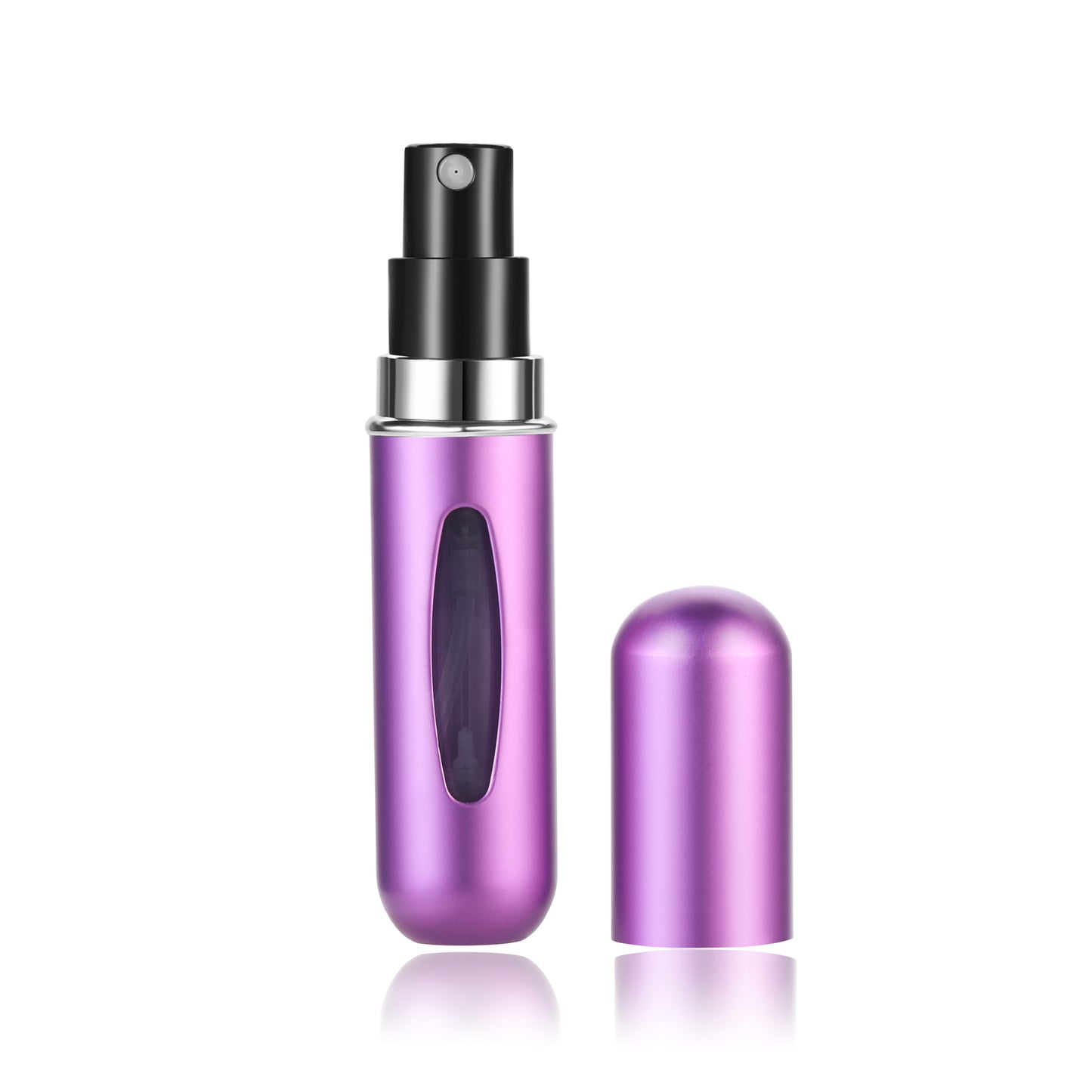 Perfume Refill Bottle Portable Mini Refillable Spray Jar Scent Pump Case Empty Cosmetic Containers Atomizer For Travel 0.17oz