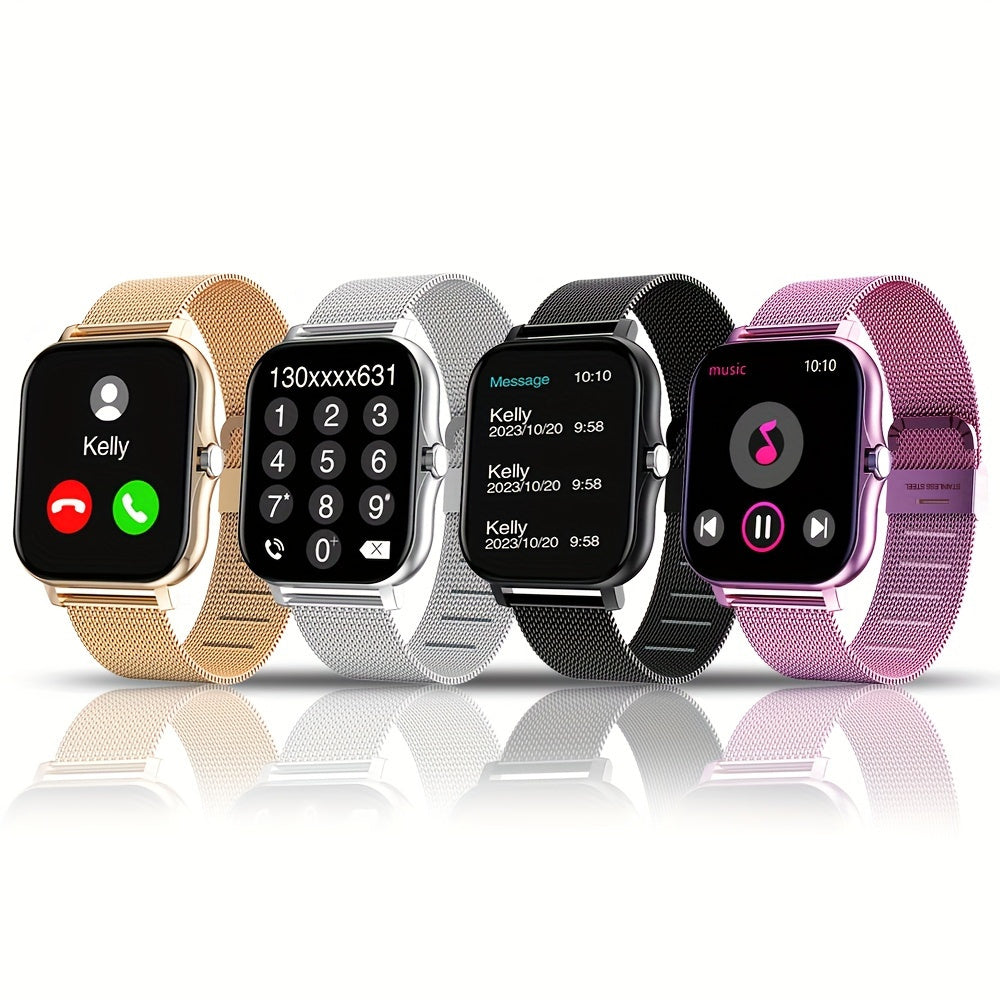 The New 2024 Smart Watch (Make/Answer Call), Full Touch Wireless Calling Smartwatch, Fitness Tracker Watch for Smartphone, Connection for Android IOS Phones, Mother'S Day, Father'S Day, Valentine'S Day, Party Gifts, Christmas