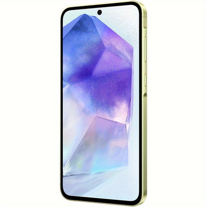 Samsung Galaxy A55 5G, 8 RAM 256 ROM, Dual Sim Android Smartphone, Unlocked, Awesome Lemon