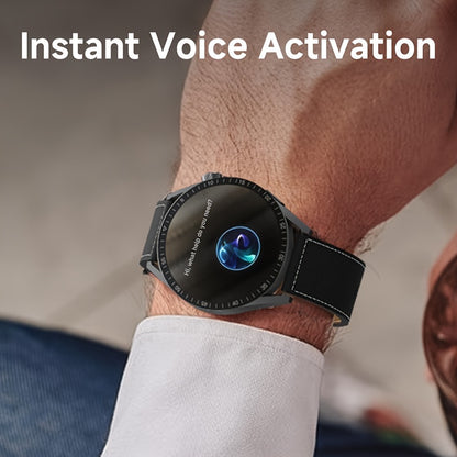 Aigo Smart Watch UM98 - 1.45" Full Touch Screen, Compatible With Android And IOS Devices, Waterproof Fitness Tracker Wearable With Sleep Monitor/Calorie Tracker/Pedometer/Distance Tracker/Magnetic Charging Watch Smartphone