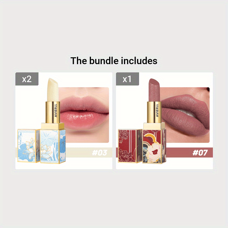 Enchanting Luxurious Matte Velvet Lip Collection - Hydrating, Long-Lasting, Seamless Finish - A Fashionable Chinese Traditional Printed Gift for Women, Perfect for Valentines Day & Lunar New Year Celebrations
