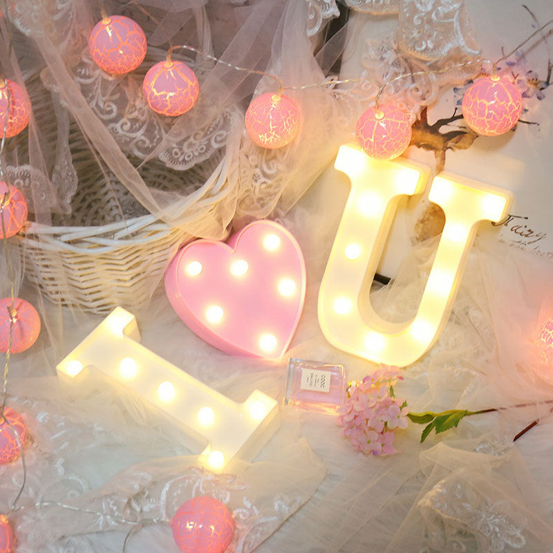 1pc LED Love Lamp Heart Shape Light Small Night Light Christmas Layout Creative Supplies Room Layout, Valentine's Day Christmas & Halloween Decorations