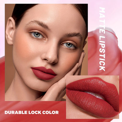 Enchanting Luxurious Matte Velvet Lip Collection - Hydrating, Long-Lasting, Seamless Finish - A Fashionable Chinese Traditional Printed Gift for Women, Perfect for Valentines Day & Lunar New Year Celebrations