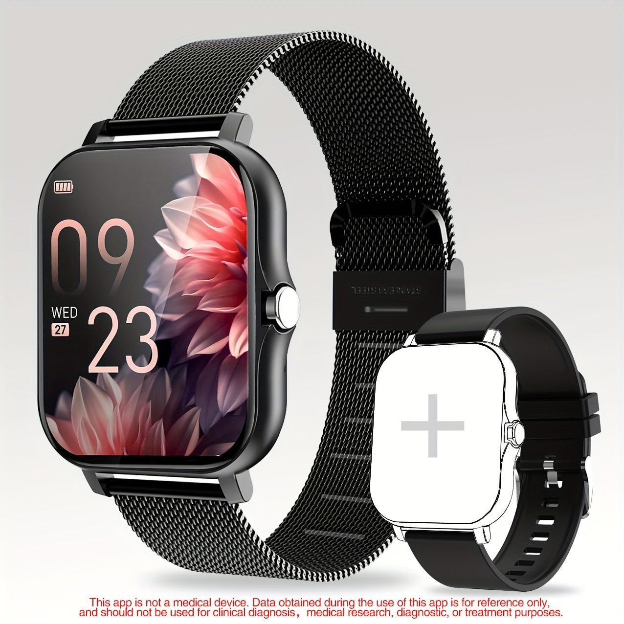 The New 2024 Smart Watch (Make/Answer Call), Full Touch Wireless Calling Smartwatch, Fitness Tracker Watch for Smartphone, Connection for Android IOS Phones, Mother'S Day, Father'S Day, Valentine'S Day, Party Gifts, Christmas