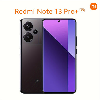 Xiaomi Redmi Note 13 Pro Plus 5G 12G+512G 6.67'' Screen, Unlocked Smartphone, 5000 MAh Battery, 256GB ROM Memory, 8GB RAM, Android 13, MediaTek Dimensity 7200, 4nm Engraved, 8-Cores Up To 2.8GHz
