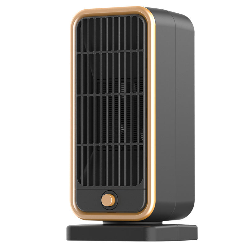 500W Portable Ceramic Electric Space Heater, Quiet, Square Shape, Tip-over Protection - 110-130V US Plug, No Energy Efficiency Rating, for Bedroom, Living Room, Office
