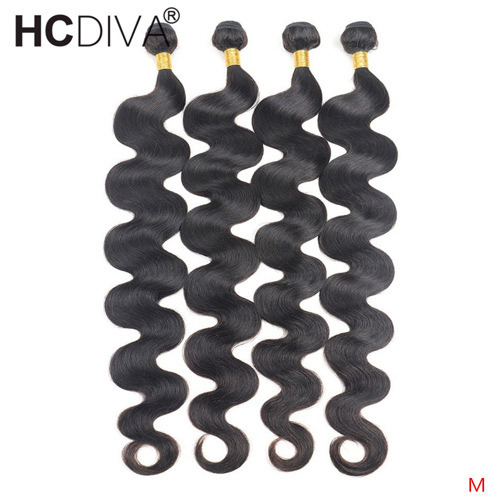 10A Brazilian Body Wave Hair Extensions - 3-Pack Human Remy Hair Bundles, Naturally Lustrous & Tangle-Free, Premium Quality for Women, 10-32 Inch Lengths