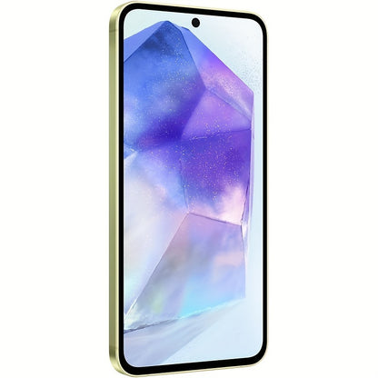 Samsung Galaxy A55 5G, 8 RAM 256 ROM, Dual Sim Android Smartphone, Unlocked, Awesome Lemon