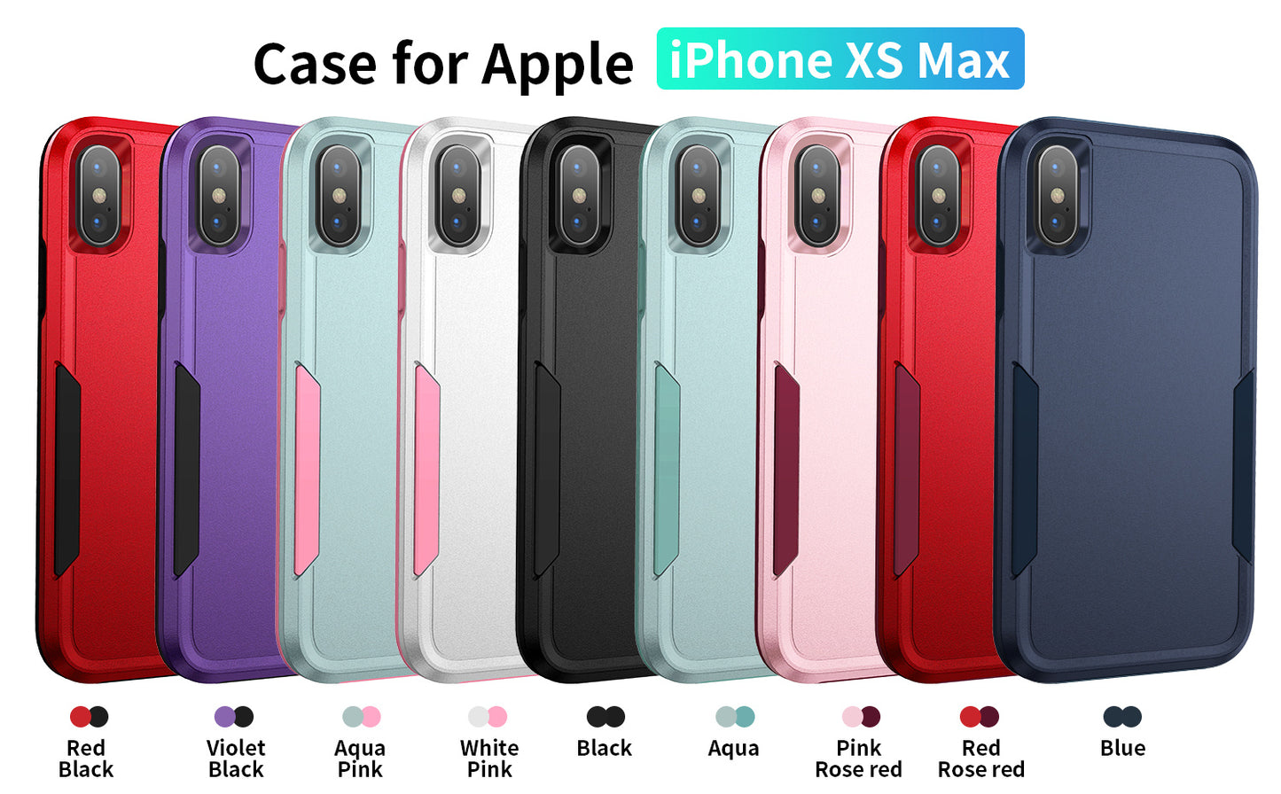 Full Protection Shockproof Case for iPhone XR/XS MAX/X/XS - Stylish