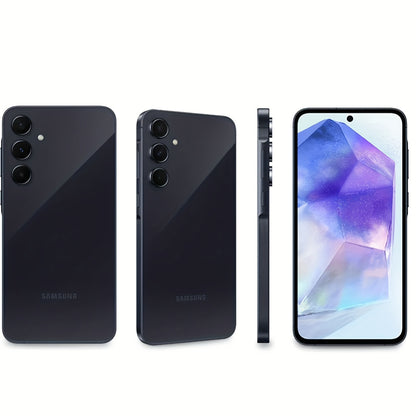 Samsung Galaxy A55 5G, 8 RAM 256 ROM, Dual Sim Android Smartphone, Unlocked, Awesome Navy