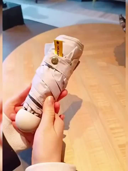 six-rib capsule umbrella, pocket umbrella