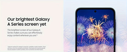 Samsung Galaxy A35 5G A356E 8+256GB Android Smartphone, Unlocked for all carriers, Awesome Iceblue