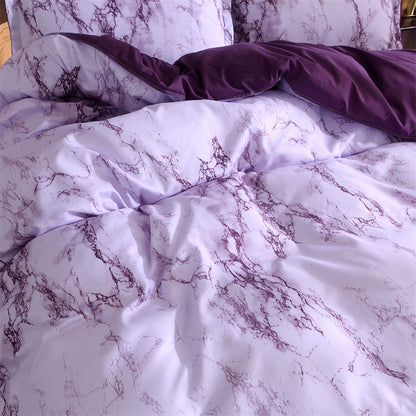 [Chemical Fiber] 3Psc Quilt Cover Three-Piece Set | 90G Chemical Fiber Brushed Printed Fabric | One Quilt Cover Plus a Pair of Pillowcases