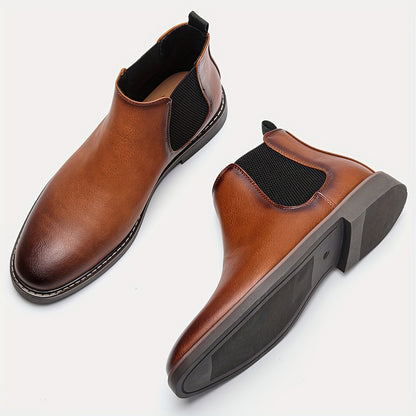 Soft In Sole Men's Comfortable Chelsea Boots Fashion Slip On