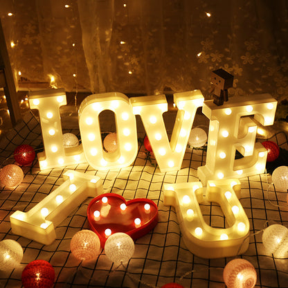 1pc LED Love Lamp Heart Shape Light Small Night Light Christmas Layout Creative Supplies Room Layout, Valentine's Day Christmas & Halloween Decorations