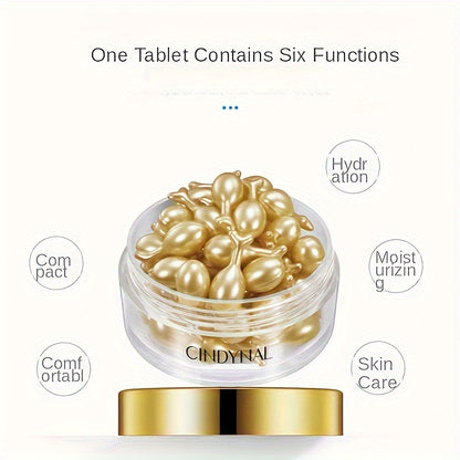 30pcs/Box Placenta Moisturizer With Hyaluronic Acid - Get Younger Looking Skin Instantly! Travel Essential
