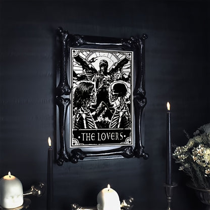 6pcs/set Black White Tarot Posters Wall Art, Living Room Bedroom Modern Wall Painting No Frame