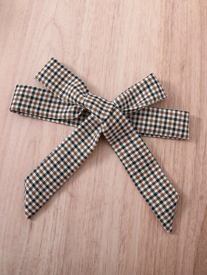 2pcs Girls Round Neck T-Shirt Ruffles Short Sleeves Tee Tops & Belted Plaid Shorts Set Summer Clothes