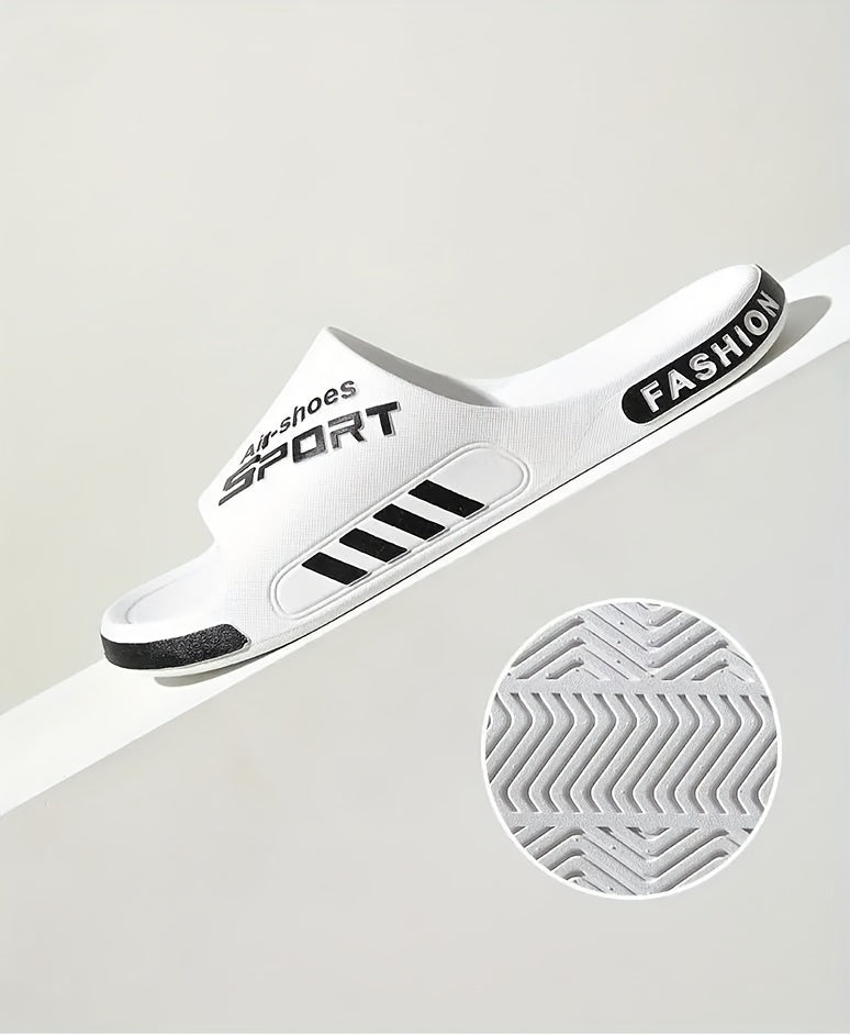 [Non-Slip PVC Slippers] Non-Slip, Wear-Resistant PVC Slippers - Men's Casual Summer Slip-On Sandals for Outdoor & Indoor Use | Outdoor Footwear | Casual Slipon Shoes | PVC Upper Sandalssuitable for Men & Women