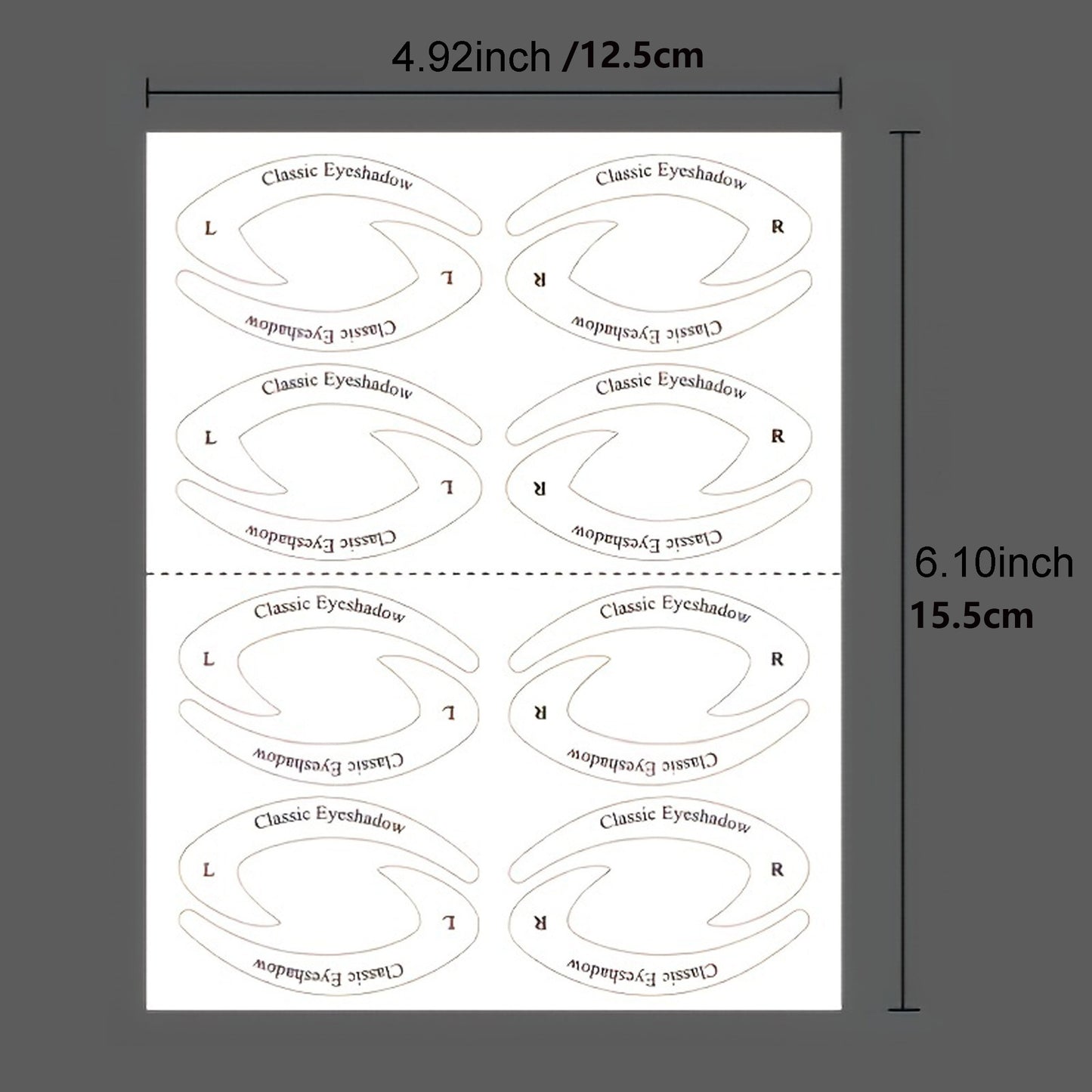 32Pairs Eyeliner Eyeshadow Sticker Stencils Kit For Eyes, Cat Eyeliner Stencil Pads Non-Woven Materials Eye Shadow Eyeliner Stencil For Beginners Makeup Tool