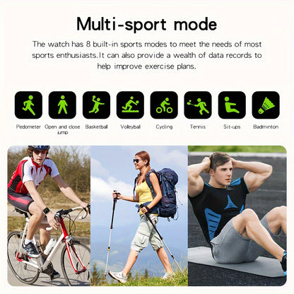 The New 2024 Smart Watch (Make/Answer Call), Full Touch Wireless Calling Smartwatch, Fitness Tracker Watch for Smartphone, Connection for Android IOS Phones, Mother'S Day, Father'S Day, Valentine'S Day, Party Gifts, Christmas