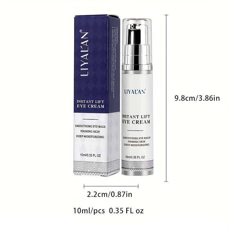 10ml Eye Cream, Deep Moisturizing And Nourishing Eye Skin, Firming Tightening Under Eye Serum With Plant Squalane