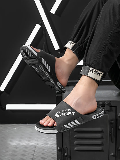 [Non-Slip PVC Slippers] Non-Slip, Wear-Resistant PVC Slippers - Men's Casual Summer Slip-On Sandals for Outdoor & Indoor Use | Outdoor Footwear | Casual Slipon Shoes | PVC Upper Sandalssuitable for Men & Women