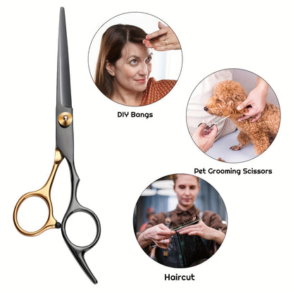 1pc Professional Barber Scissors, Hair Cutting Scissors, Hair Thinning Shears, Salon Hairdressing Scissors