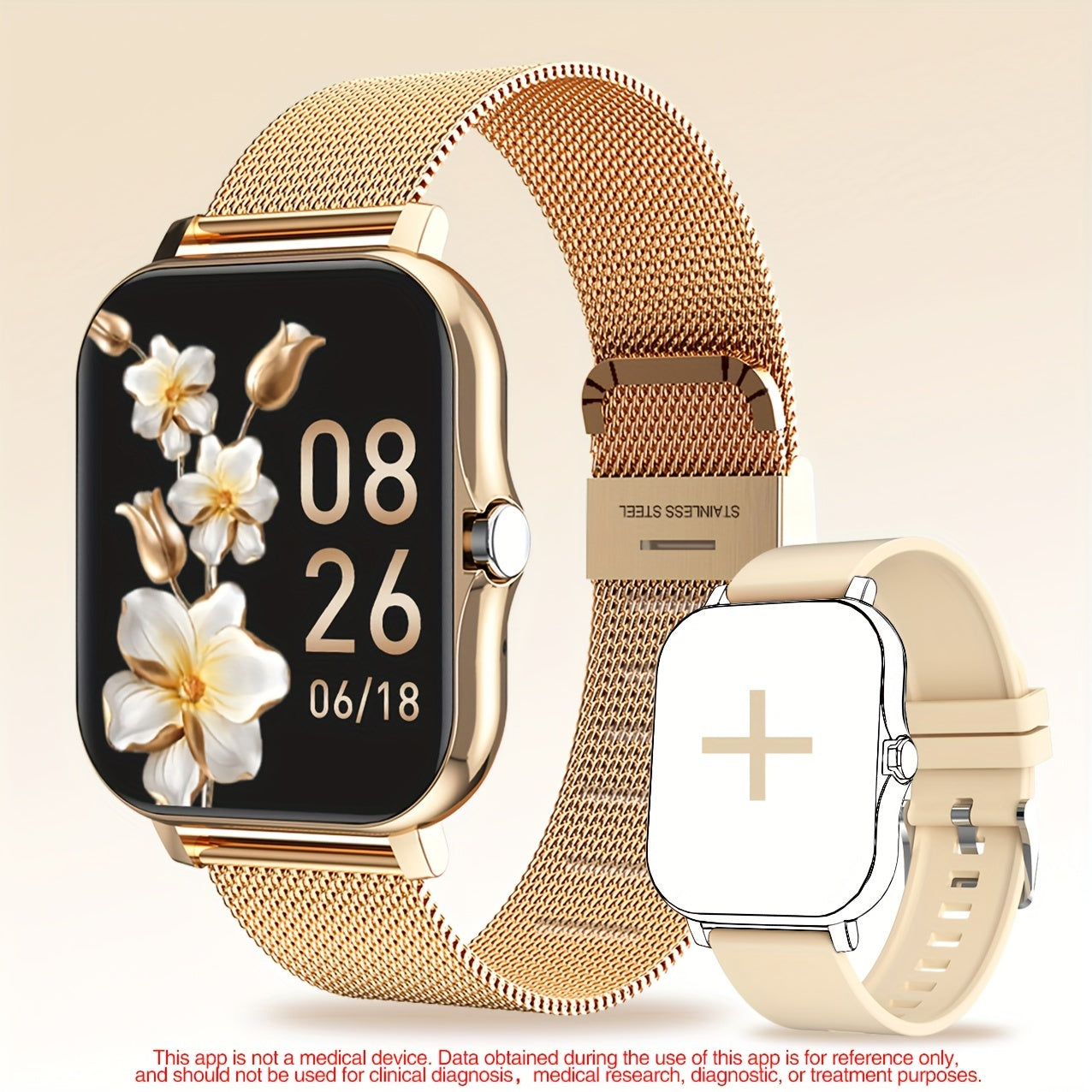 The New 2024 Smart Watch (Make/Answer Call), Full Touch Wireless Calling Smartwatch, Fitness Tracker Watch for Smartphone, Connection for Android IOS Phones, Mother'S Day, Father'S Day, Valentine'S Day, Party Gifts, Christmas