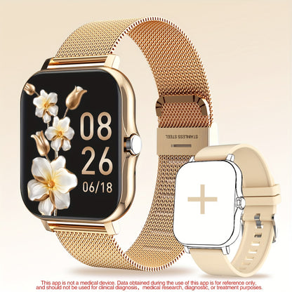 The New 2024 Smart Watch (Make/Answer Call), Full Touch Wireless Calling Smartwatch, Fitness Tracker Watch for Smartphone, Connection for Android IOS Phones, Mother'S Day, Father'S Day, Valentine'S Day, Party Gifts, Christmas