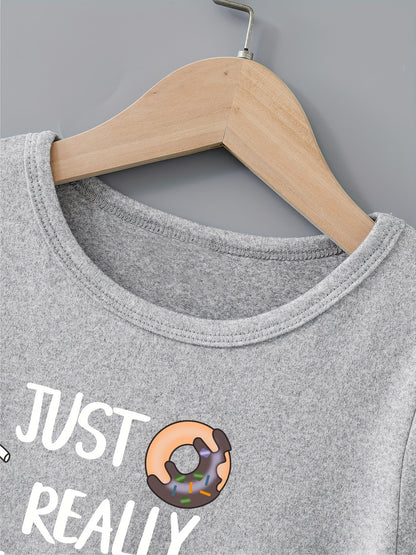 Fun Snack Lover's Tee - Boys' Creative T-Shirt - Lightweight, Comfy, Short Sleeve, Crew Neck, Casual Summer Kids Clothing for Boys