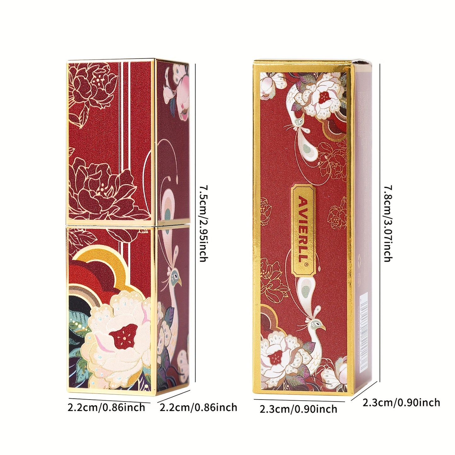 Enchanting Luxurious Matte Velvet Lip Collection - Hydrating, Long-Lasting, Seamless Finish - A Fashionable Chinese Traditional Printed Gift for Women, Perfect for Valentines Day & Lunar New Year Celebrations