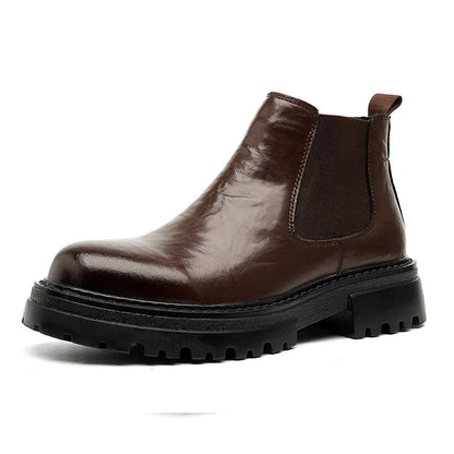Gentlemen Good Looking Chelsea Ankle Boots Comfortable Wedding Dress Shoes Classy Design Boots for Men