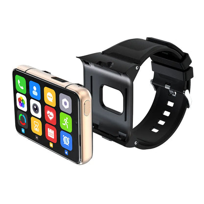 S999 Smart Watch Phone 4G LTE Android 9 4+64GB Smartwatch 2.88" Screen Men Watch 2300mAh Dual Camera Face Unlock GPS WIFI