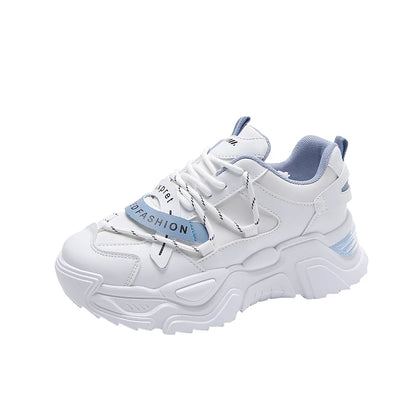 Forlea's Retro Girls Sneaker Shoes Lightweight and Height Increasing Flat Heel Walk Shoes for Women Summer & Winter
