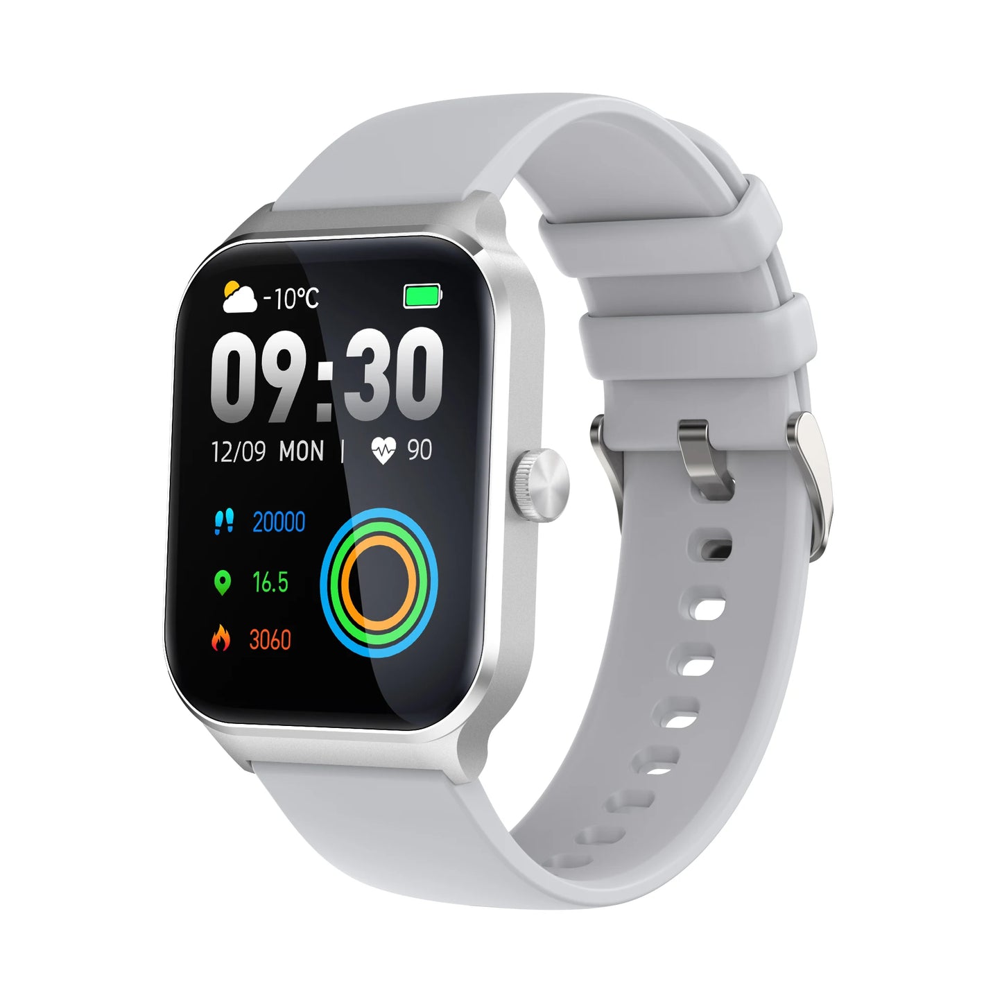P60 Smart Watch 1.96 Inch IPS Big Screen RTL8763EWE Dafit App Bt Call Voice Assistant P60 Smartwatch 2024 Relogiosmartwatch