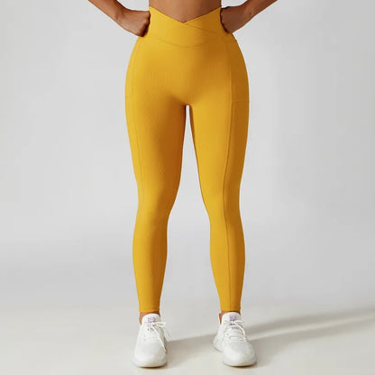PASUXI Seamless Ribbed Workout Outfits for Women 2/4 Piece Sport Bra High Waist Shorts Yoga Leggings Sets Fitness Gym Clothing