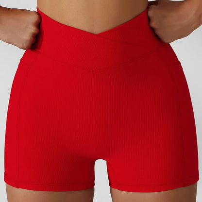 PASUXI Seamless Ribbed Workout Outfits for Women 2/4 Piece Sport Bra High Waist Shorts Yoga Leggings Sets Fitness Gym Clothing