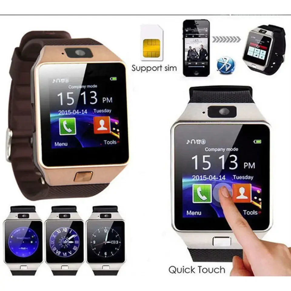 Hot Sale Smart Watch DZ09 Smartwatch with Camera BT Support Android IOS With Sim Card