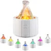 250ml Bonfire Shape Warm Light 7 Colorful Aromatherapy Diffuser Air Humidificador Scented Oil Diffusers  with Remote Control