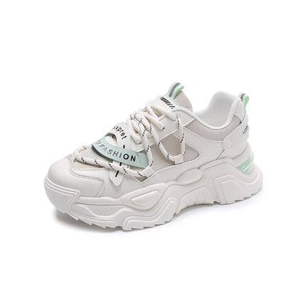 Forlea's Retro Girls Sneaker Shoes Lightweight and Height Increasing Flat Heel Walk Shoes for Women Summer & Winter