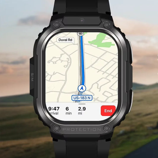 4G Android DM63 Smart Watch for Men Women Netcom Sim Card Watch HD AMOLED Screen Front Camera Montre Intelligente Dial Call GPS