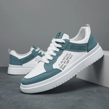 Wholesale   Men's Shoes New Breathable High Top  Men's Trendy  Little White Shoes Sports and Casual Board Shoes