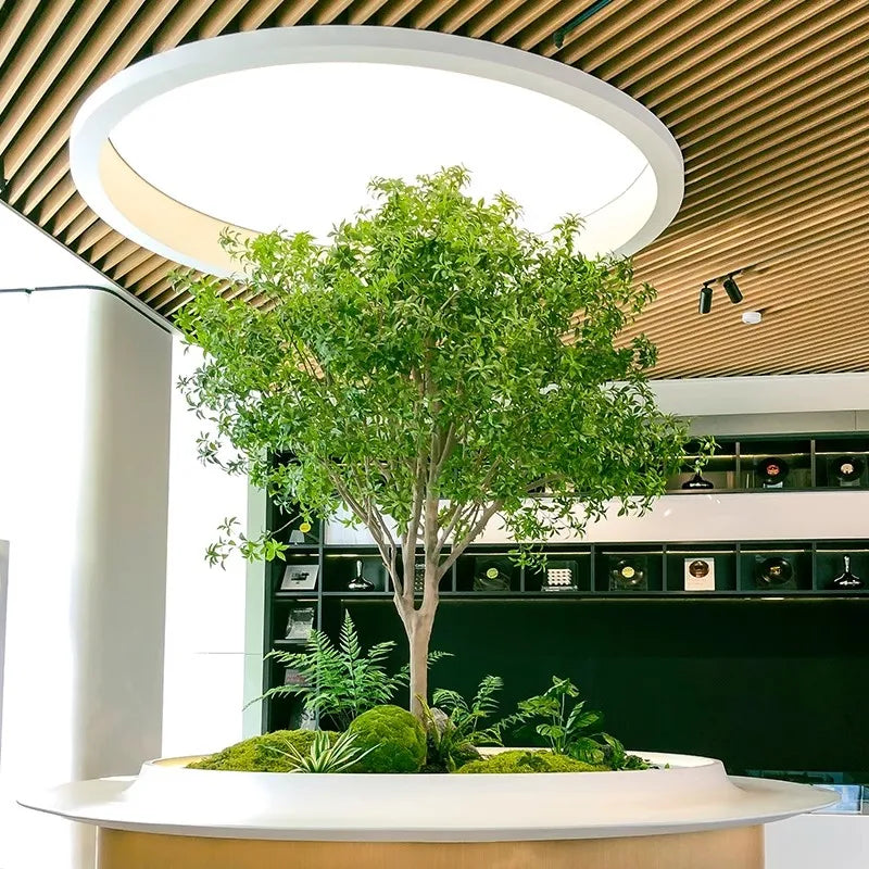 Home Hotel  Decoration Green Plant Projects Customized Real Factory Fast Delivery Artificial Trees Horse dunk Tree