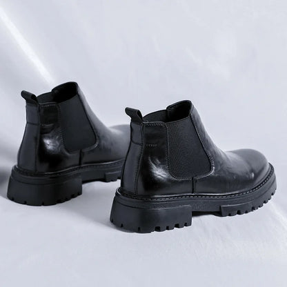 Gentlemen Good Looking Chelsea Ankle Boots Comfortable Wedding Dress Shoes Classy Design Boots for Men
