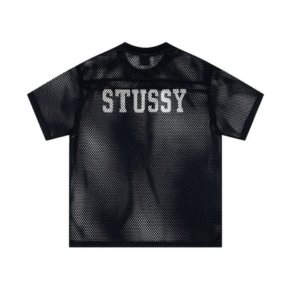 Classic Basic Men's Women's Summer Sports Leisure Jersey Simple Commuter Joker Letter Printing Short Sleeves Solid Street New